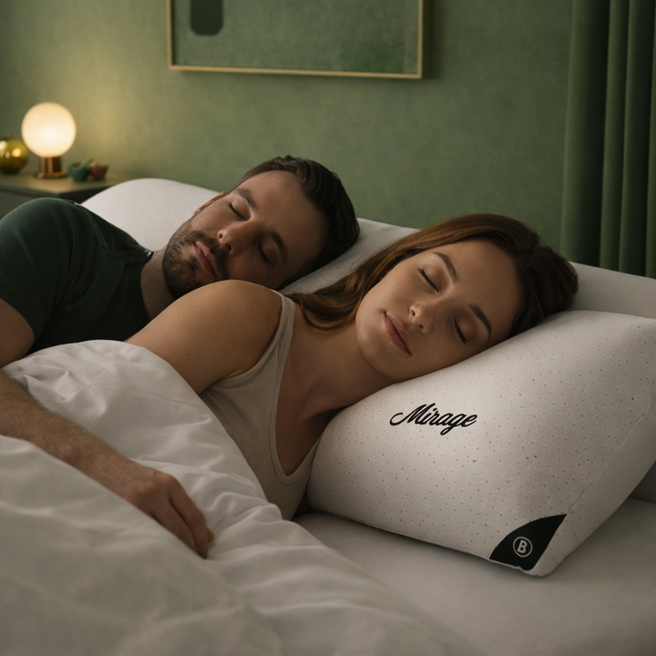 Miracle - Traversin mémoire de forme ergonomique et déhoussable