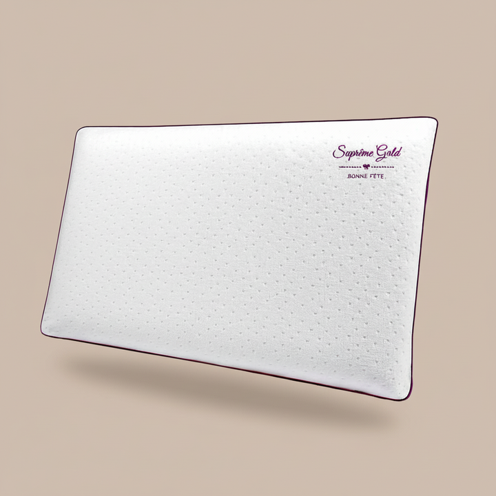 Supreme - Oreiller Mémoire de forme ergonomique & déhoussable 50 kg/m³