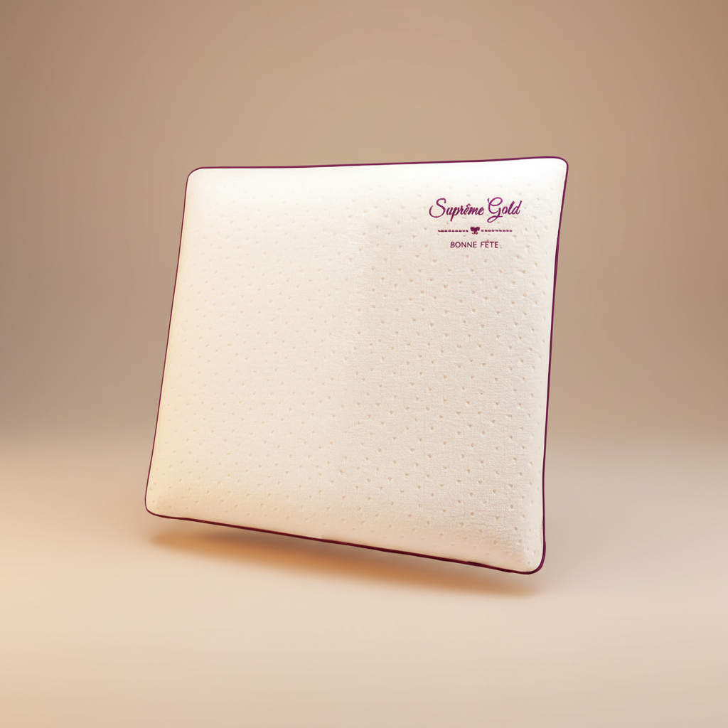 Supreme - Oreiller Mémoire de forme ergonomique & déhoussable 50 kg/m³